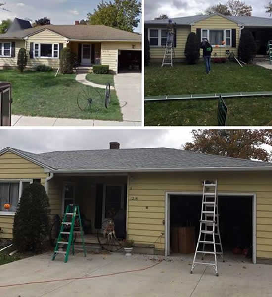 Hail Roof Damage Restoration and Repairs Evansville